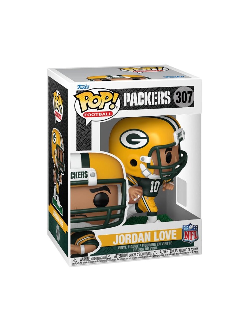 Funko Pop! NFL Jordan Love Green Bay Packers Figure #307!